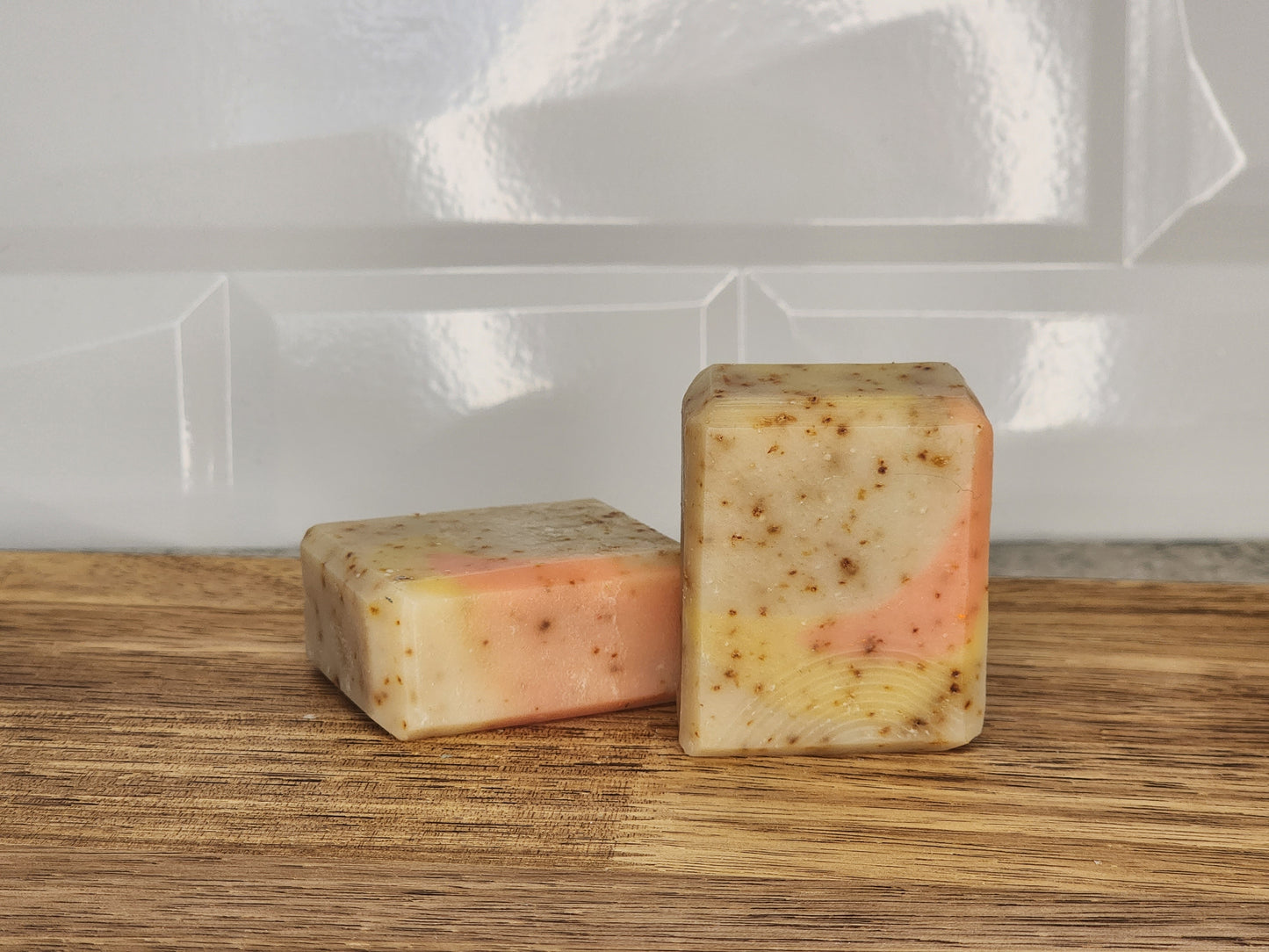 Lemon Peel Scrub Goat Milk Soap