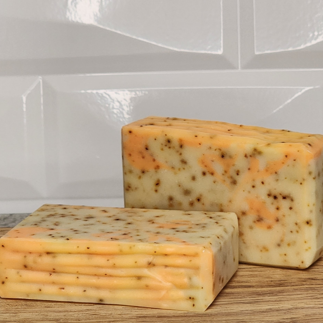 Lemon Peel Scrub Goat Milk Soap