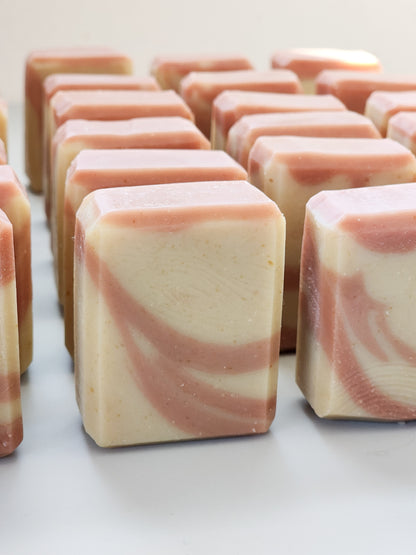 Berry Rhubarb Goat Milk Soap