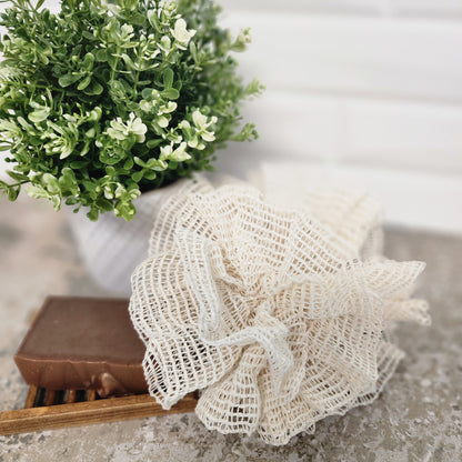 Ramie Shower Pouf