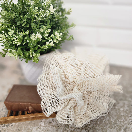 Ramie Shower Pouf
